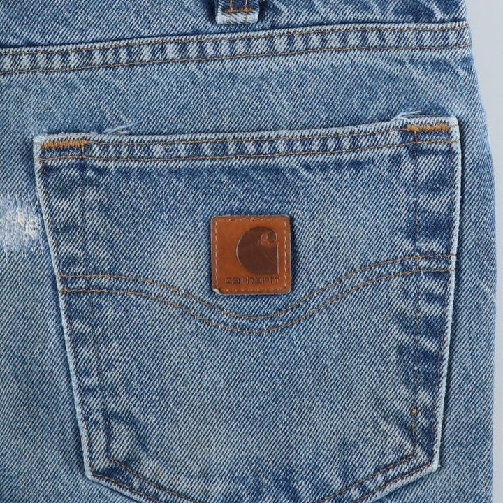 Carhartt Relaxed Fit Straight Denim Pants, Men's, Size 35 cotton blue type Vintage Second Hand