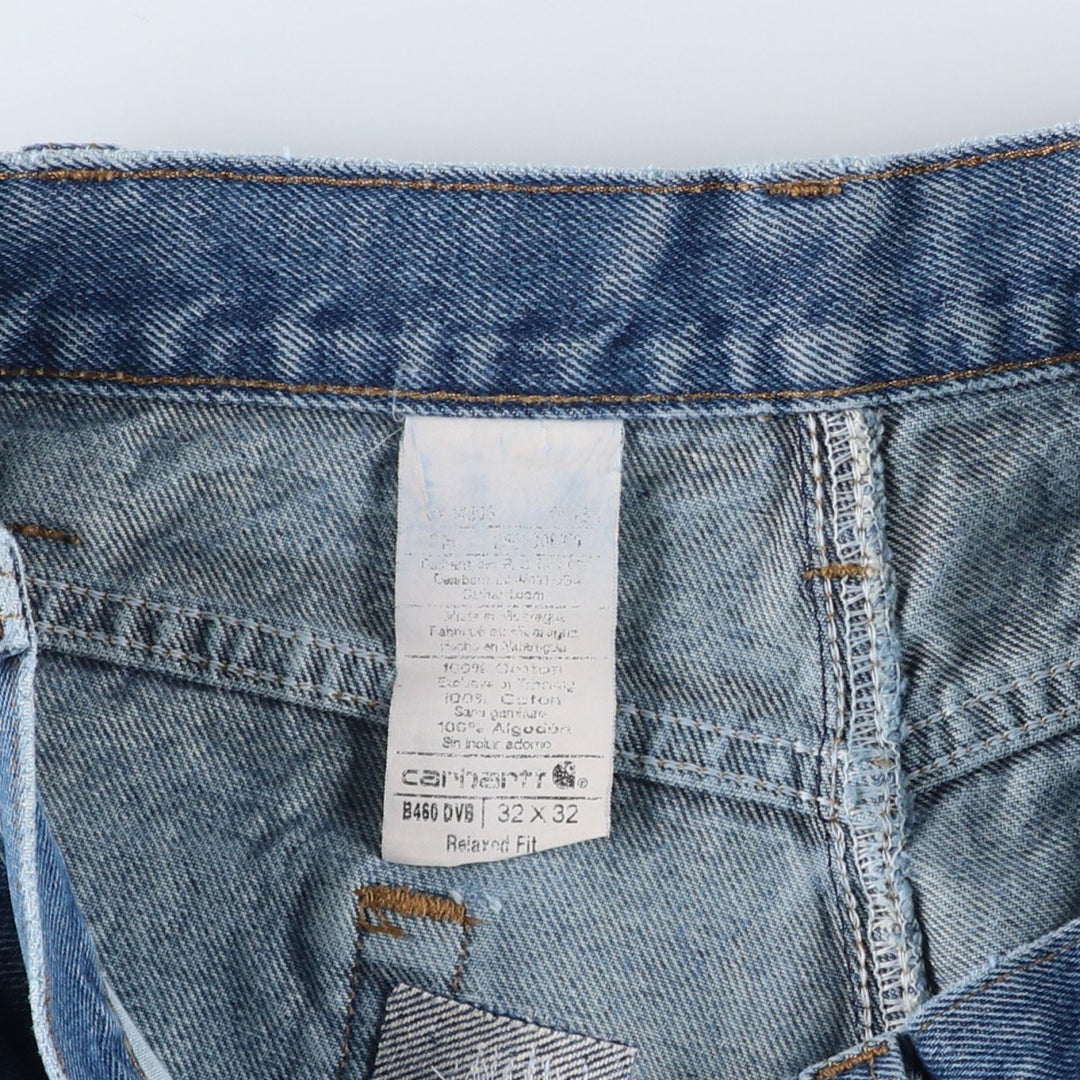 Carhartt Relaxed Fit Straight Denim Pants, Men's, Size 35 cotton blue type Vintage Second Hand