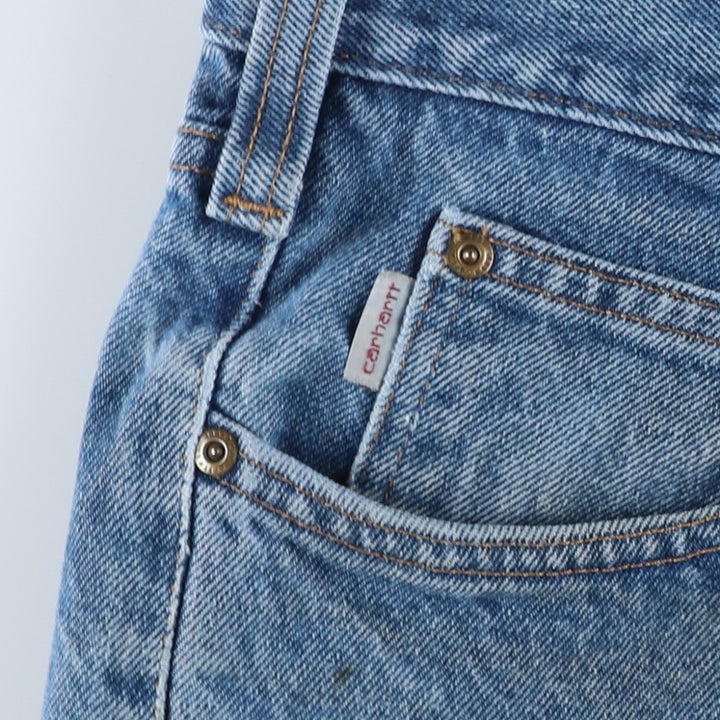 Carhartt Relaxed Fit Straight Denim Pants, Men's, Size 35 cotton blue type Vintage Second Hand