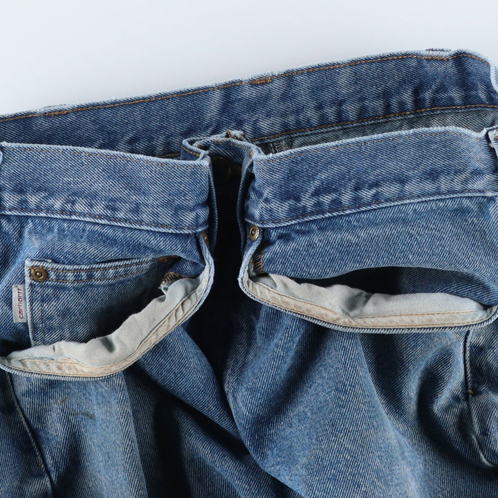 Carhartt Relaxed Fit Straight Denim Pants, Men's, Size 35 cotton blue type Vintage Second Hand
