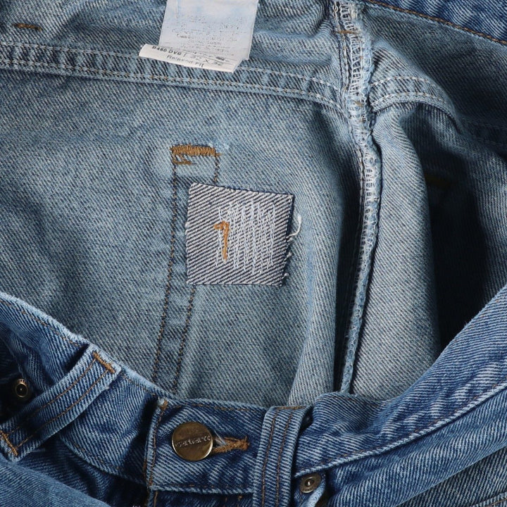 Carhartt Relaxed Fit Straight Denim Pants, Men's, Size 35 cotton blue type Vintage Second Hand
