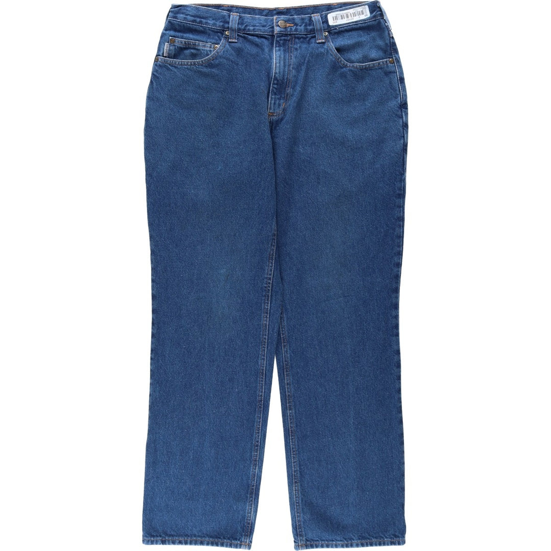 Carhartt Relaxed Fit Tapered Denim Pants for Men, W35 cotton blue type Vintage Second Hand