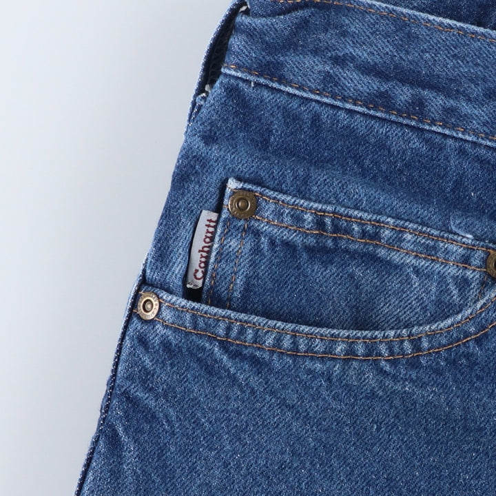 Carhartt Relaxed Fit Tapered Denim Pants for Men, W35 cotton blue type Vintage Second Hand