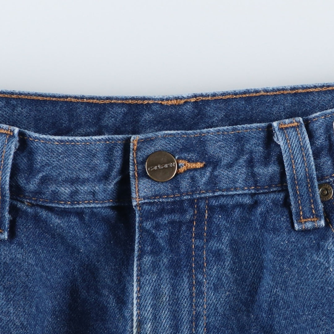 Carhartt Relaxed Fit Tapered Denim Pants for Men, W35 cotton blue type Vintage Second Hand