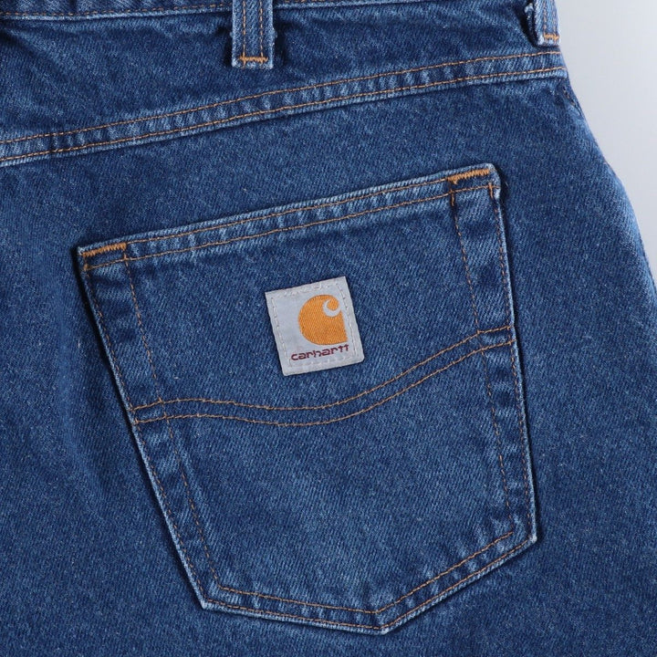 Carhartt Relaxed Fit Straight Denim Pants, Men's, Size 35 cotton blue type Vintage Second Hand