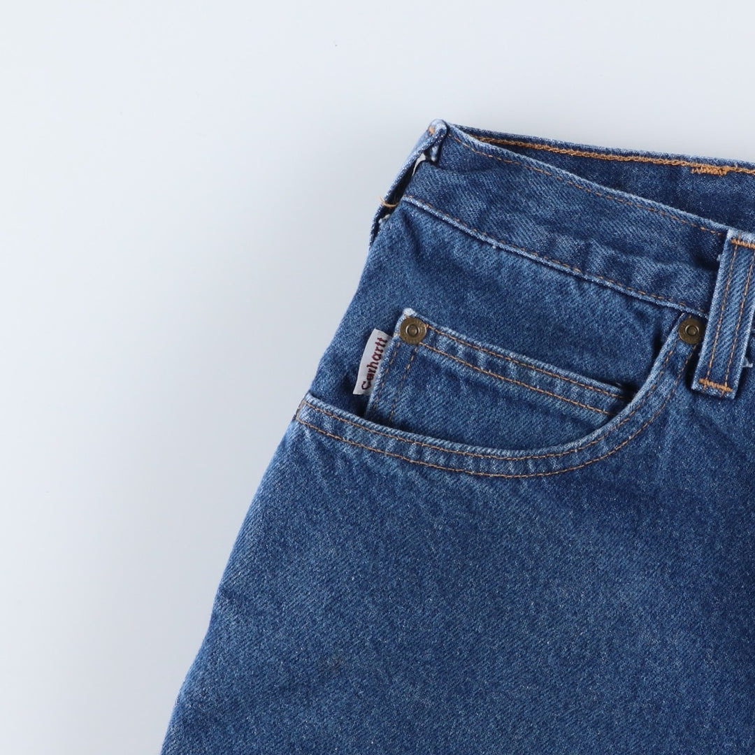 Carhartt Relaxed Fit Straight Denim Pants, Men's, Size 35 cotton blue type Vintage Second Hand