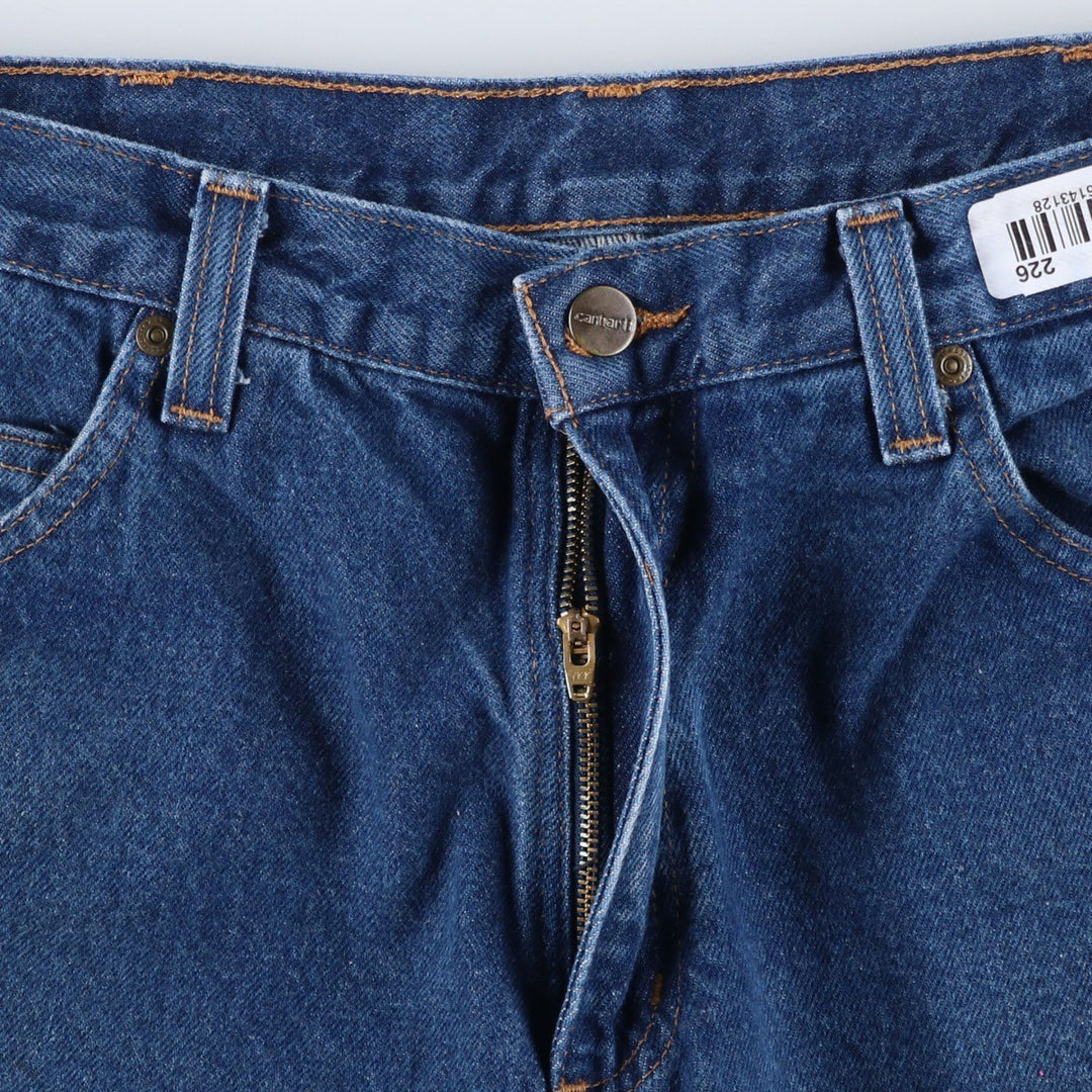 Carhartt Relaxed Fit Straight Denim Pants, Men's, Size 35 cotton blue type Vintage Second Hand