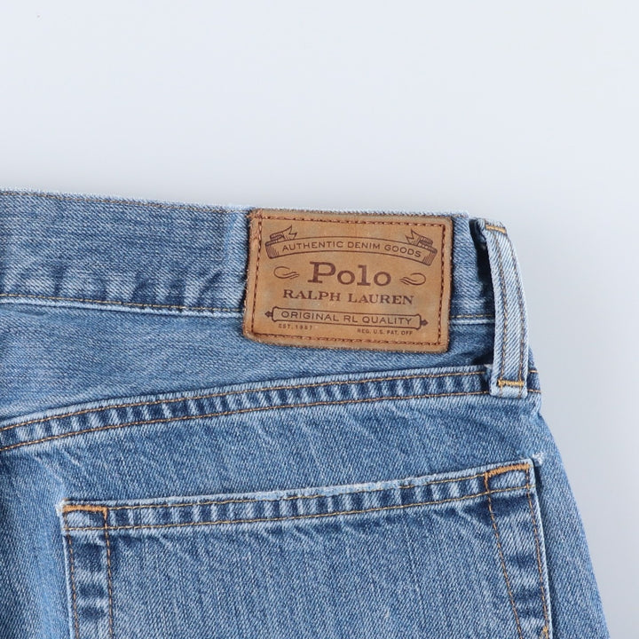 Ralph Lauren Polo Ralph Lauren Straight Denim Pants, Men's Size W37 (approx.) cotton blue type Vintage Second Hand
