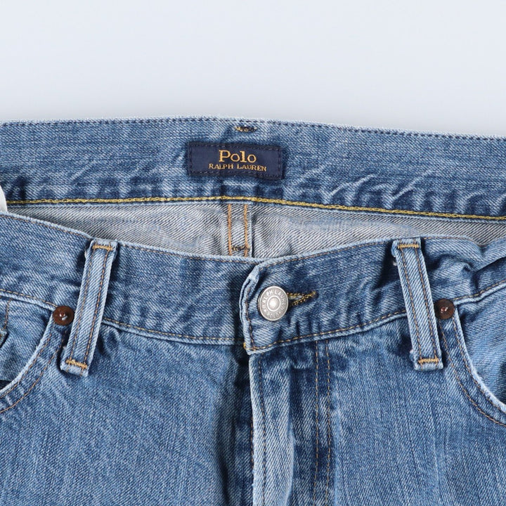 Ralph Lauren Polo Ralph Lauren Straight Denim Pants, Men's Size W37 (approx.) cotton blue type Vintage Second Hand