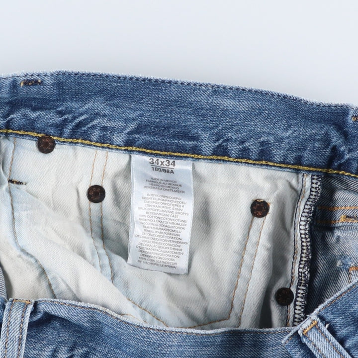 Ralph Lauren Polo Ralph Lauren Straight Denim Pants, Men's Size W37 (approx.) cotton blue type Vintage Second Hand