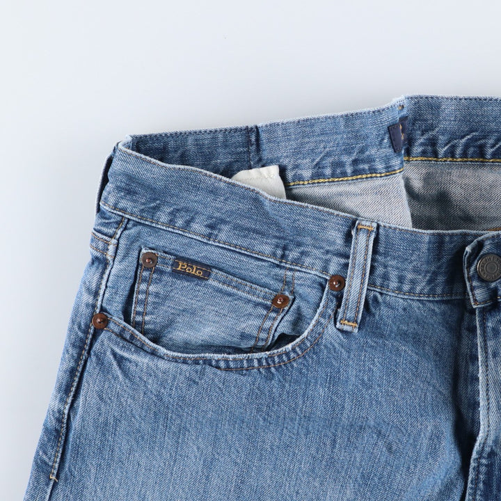 Ralph Lauren Polo Ralph Lauren Straight Denim Pants, Men's Size W37 (approx.) cotton blue type Vintage Second Hand