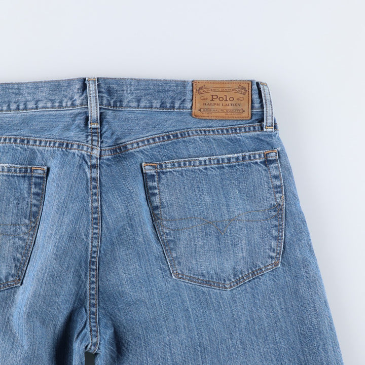 Ralph Lauren Polo Ralph Lauren Straight Denim Pants, Men's Size W37 (approx.) cotton blue type Vintage Second Hand