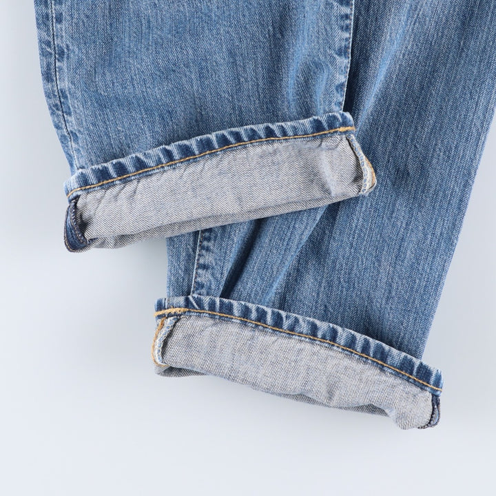 Ralph Lauren Polo Ralph Lauren Straight Denim Pants, Men's Size W37 (approx.) cotton blue type Vintage Second Hand