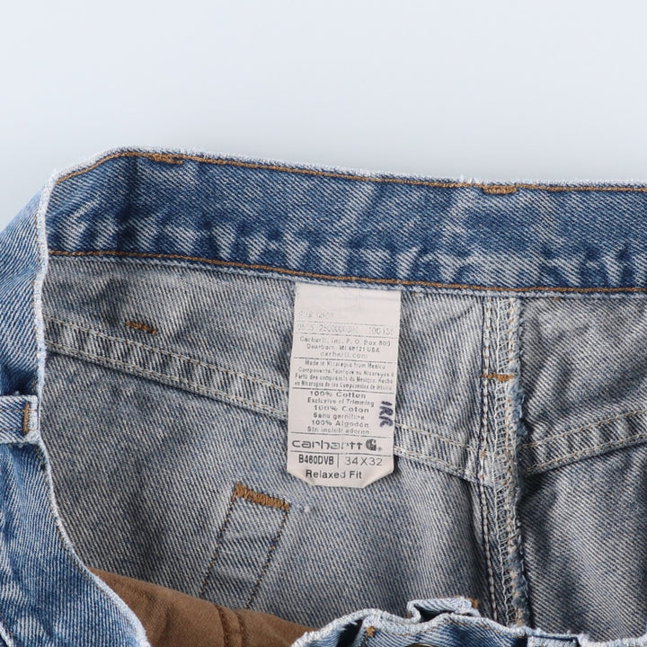 Carhartt Relaxed Fit Straight Denim Pants, Men's, Size 35 cotton blue type Vintage Second Hand