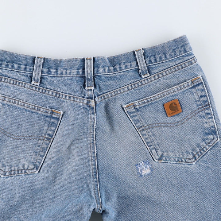 Carhartt Relaxed Fit Straight Denim Pants, Men's, Size 35 cotton blue type Vintage Second Hand