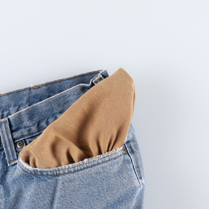 Carhartt Relaxed Fit Straight Denim Pants, Men's, Size 35 cotton blue type Vintage Second Hand