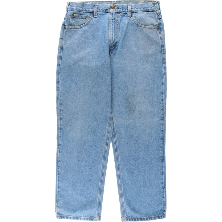 Carhartt Tapered Denim Pants for Men, W36 cotton Blue type light blue Vintage Second Hand