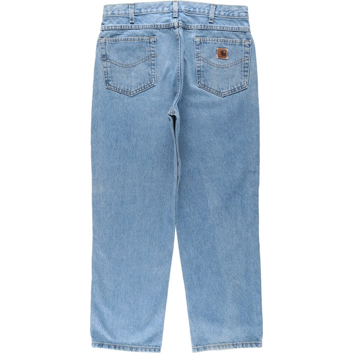 Carhartt Tapered Denim Pants for Men, W36 cotton Blue type light blue Vintage Second Hand