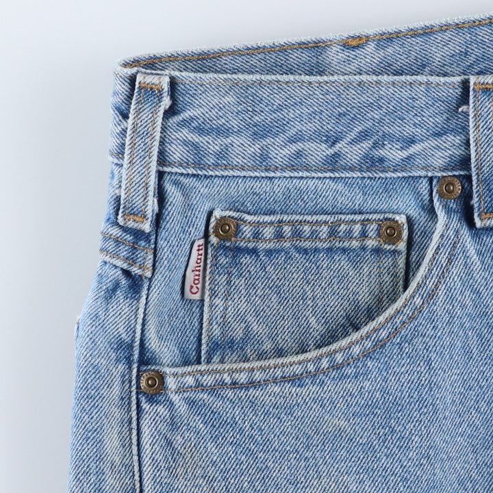 Carhartt Tapered Denim Pants for Men, W36 cotton Blue type light blue Vintage Second Hand