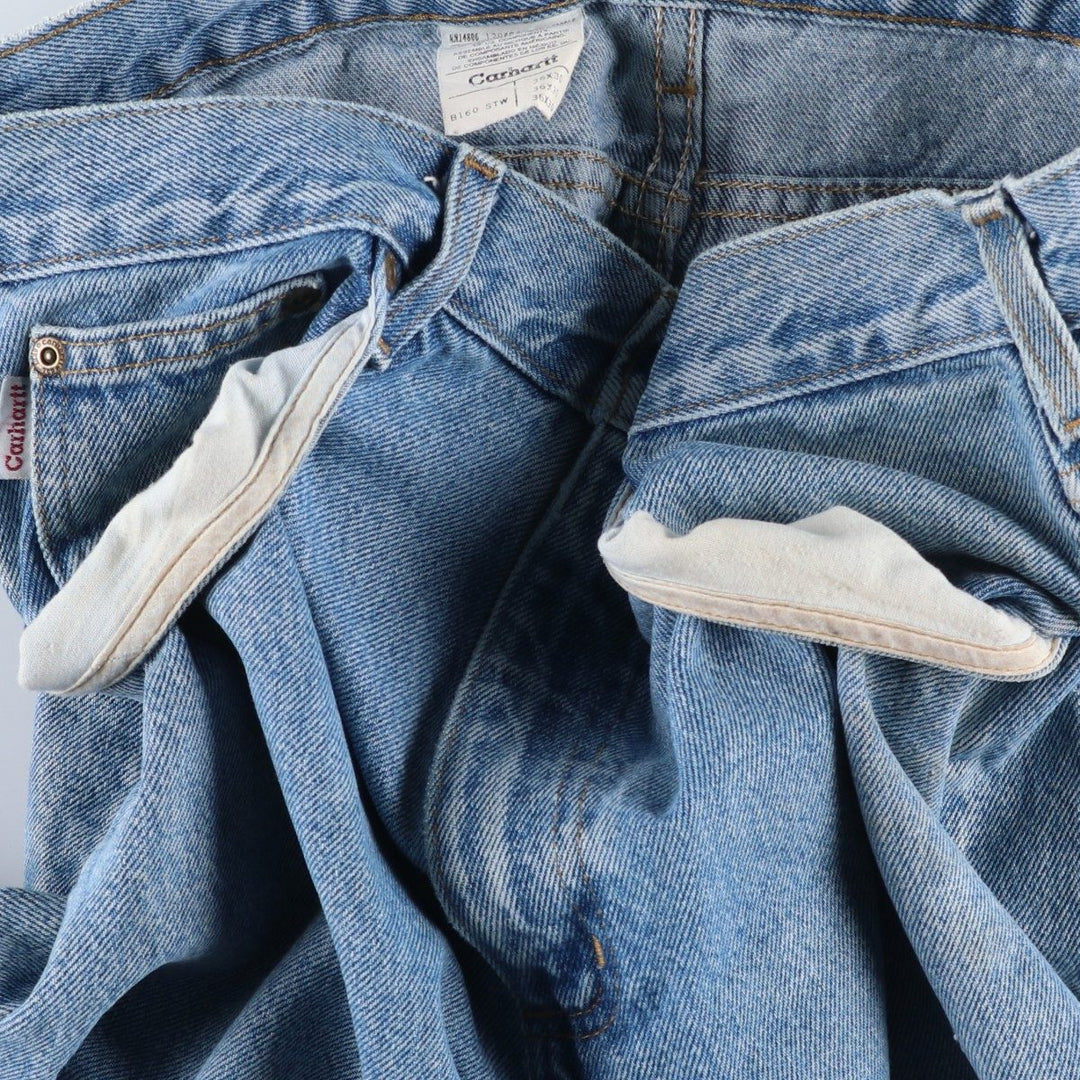 Carhartt Tapered Denim Pants for Men, W36 cotton Blue type light blue Vintage Second Hand