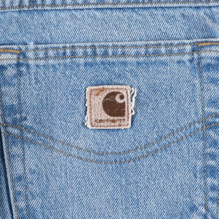 Carhartt Tapered Denim Pants for Men, W32 equivalent cotton blue type Vintage Second Hand