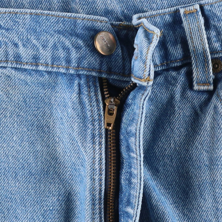 Carhartt Tapered Denim Pants for Men, W32 equivalent cotton blue type Vintage Second Hand