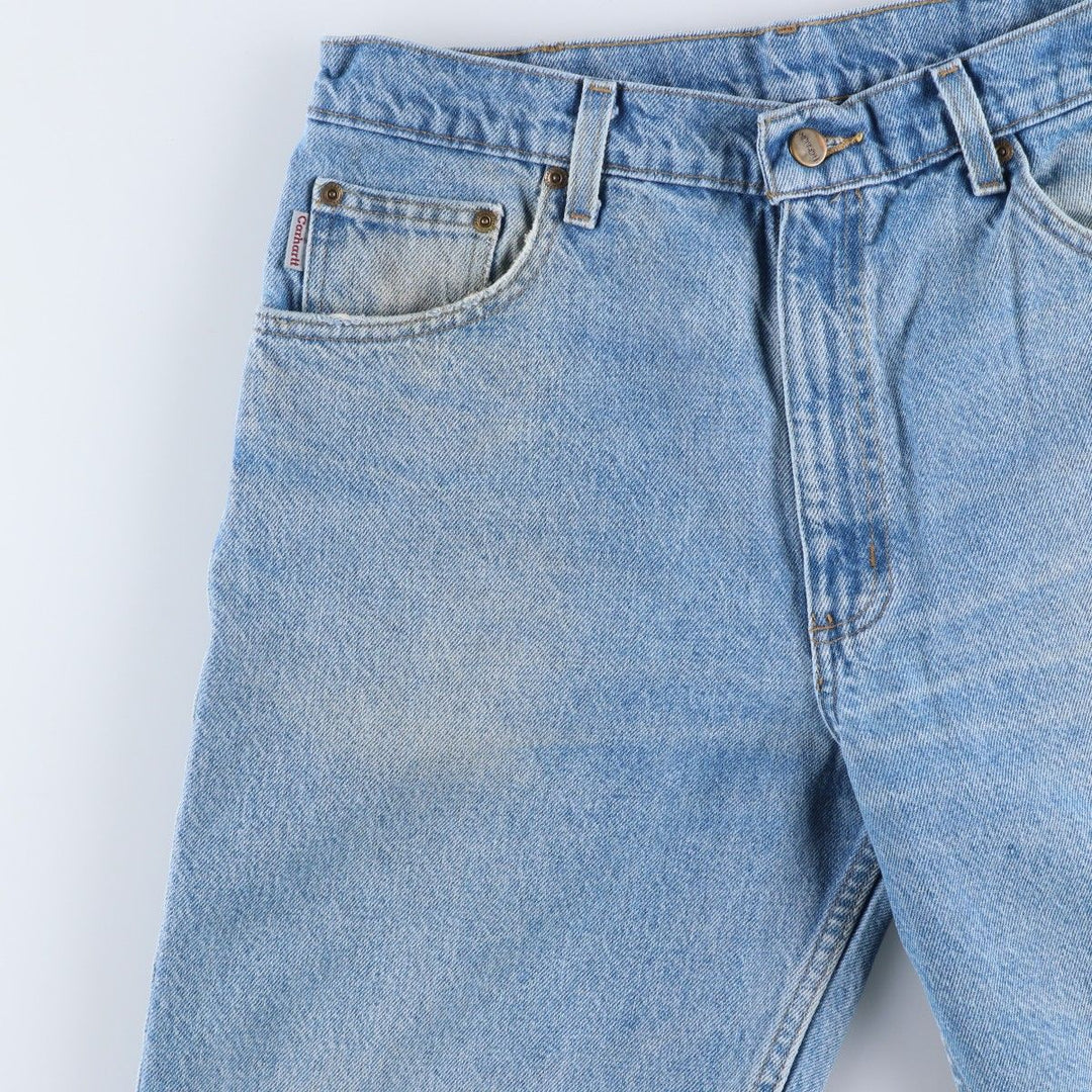 Carhartt Tapered Denim Pants for Men, W32 equivalent cotton blue type Vintage Second Hand
