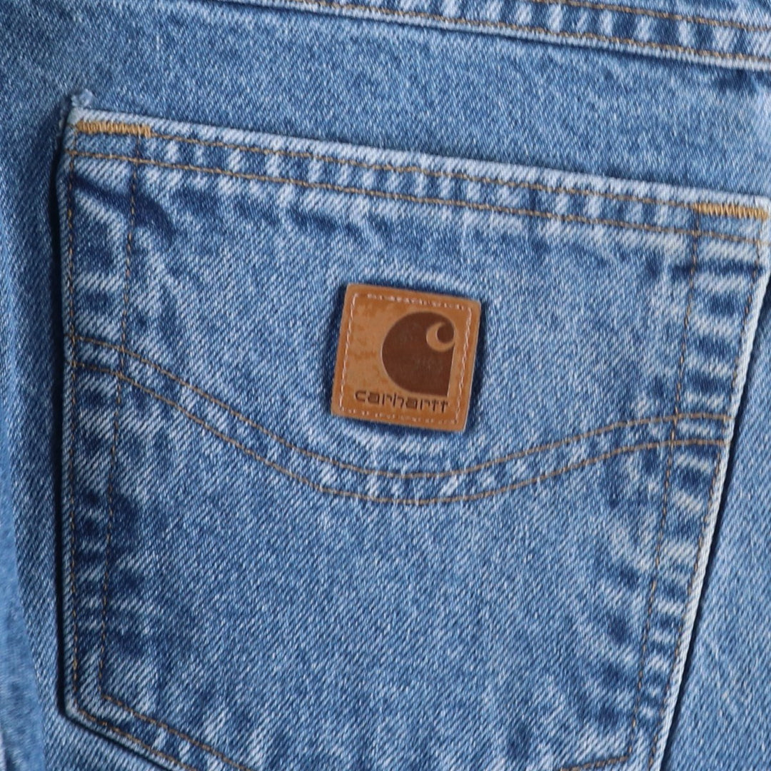 Carhartt Relaxed Fit Tapered Denim Pants for Men, W36 cotton blue type Vintage Second Hand