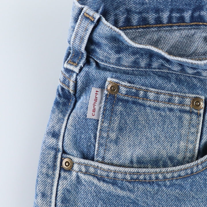 Carhartt Relaxed Fit Tapered Denim Pants for Men, W36 cotton blue type Vintage Second Hand