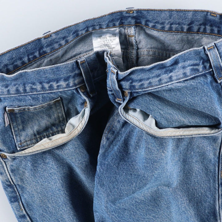 Carhartt Relaxed Fit Tapered Denim Pants for Men, W36 cotton blue type Vintage Second Hand
