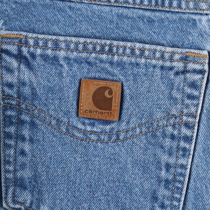 Carhartt Relaxed Fit Tapered Denim Pants for Men, W36 cotton blue type Vintage Second Hand
