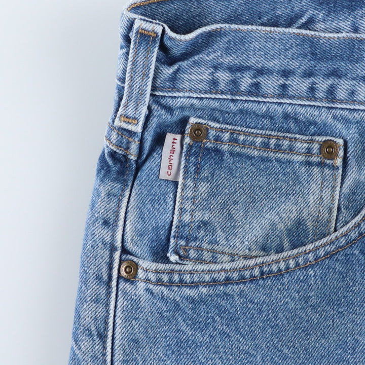 Carhartt Relaxed Fit Tapered Denim Pants for Men, W36 cotton blue type Vintage Second Hand