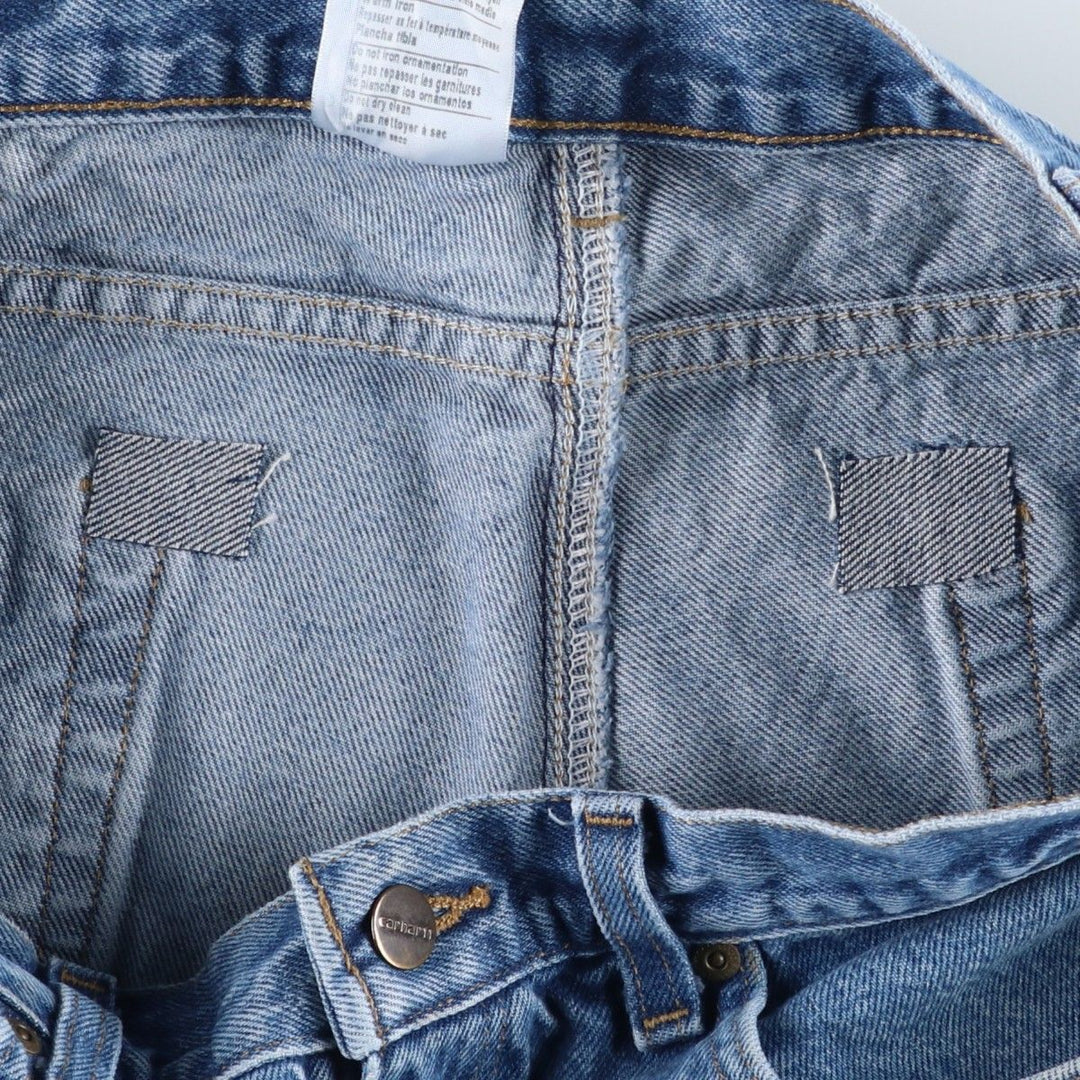 Carhartt Relaxed Fit Tapered Denim Pants for Men, W36 cotton blue type Vintage Second Hand