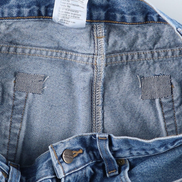 Carhartt Relaxed Fit Tapered Denim Pants for Men, W36 cotton blue type Vintage Second Hand