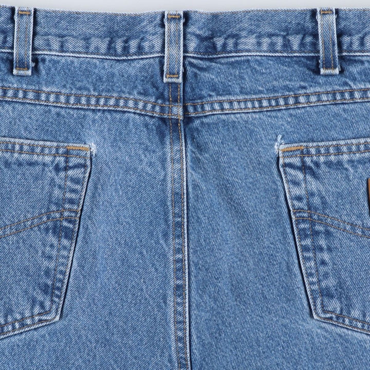 Carhartt Relaxed Fit Tapered Denim Pants for Men, W36 cotton blue type Vintage Second Hand