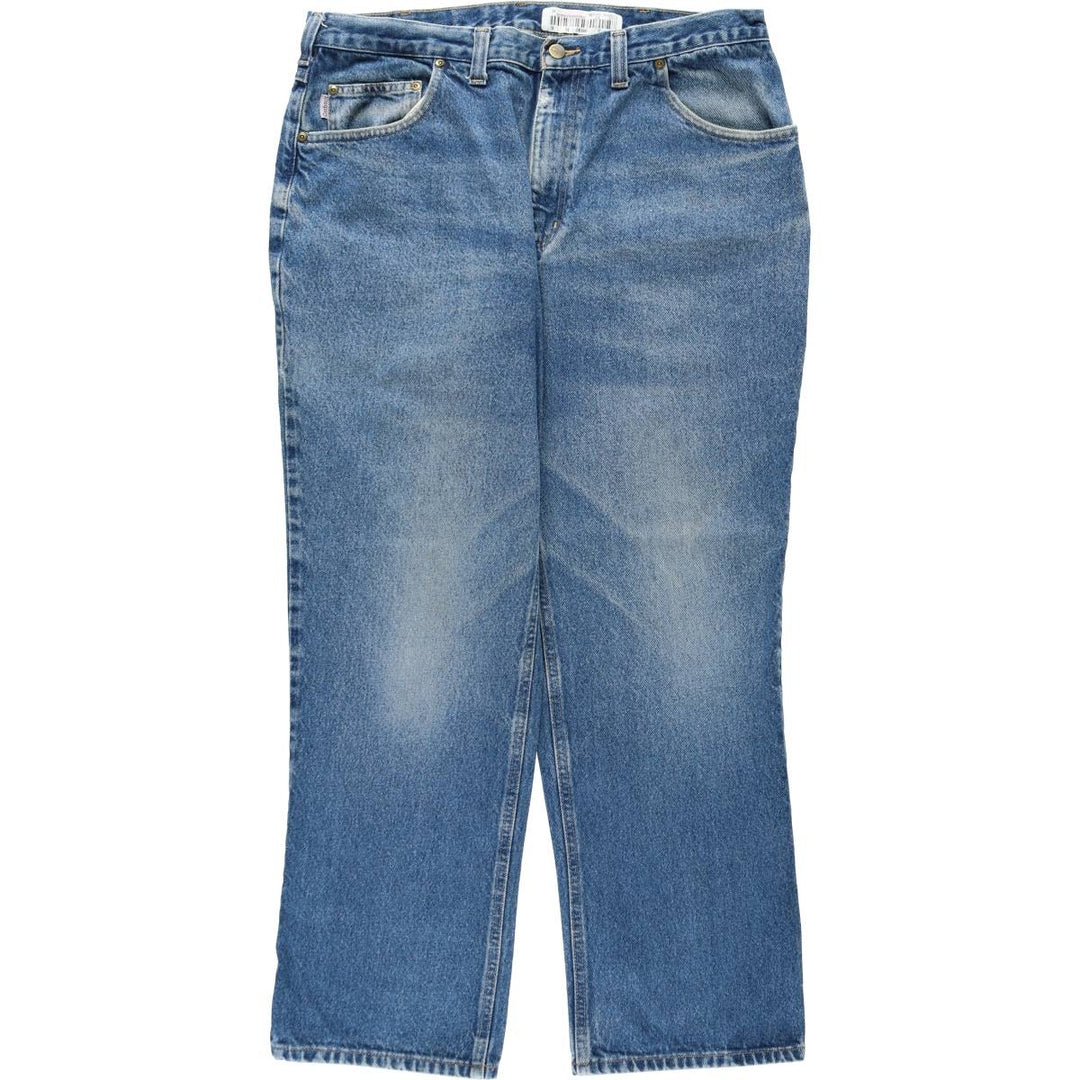 Carhartt Relaxed Fit Tapered Denim Pants for Men, W37 cotton blue type Vintage Second Hand