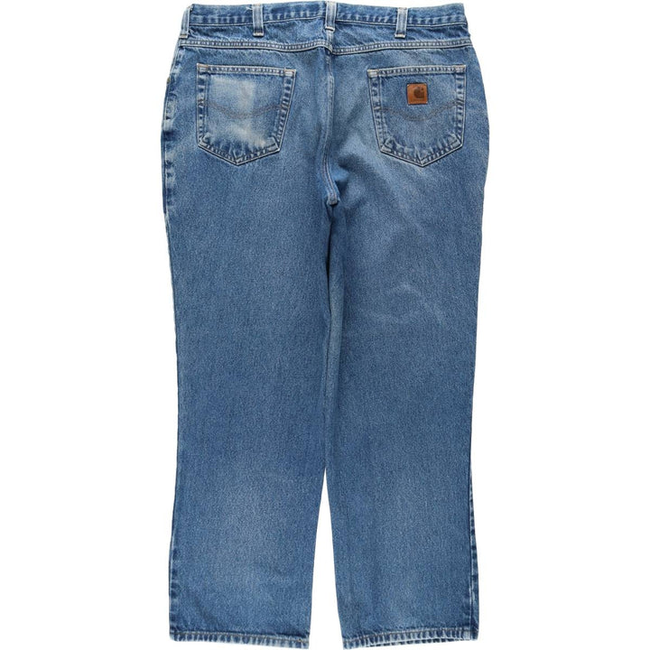 Carhartt Relaxed Fit Tapered Denim Pants for Men, W37 cotton blue type Vintage Second Hand