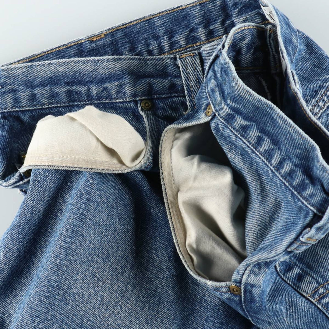 Carhartt Relaxed Fit Tapered Denim Pants for Men, W37 cotton blue type Vintage Second Hand