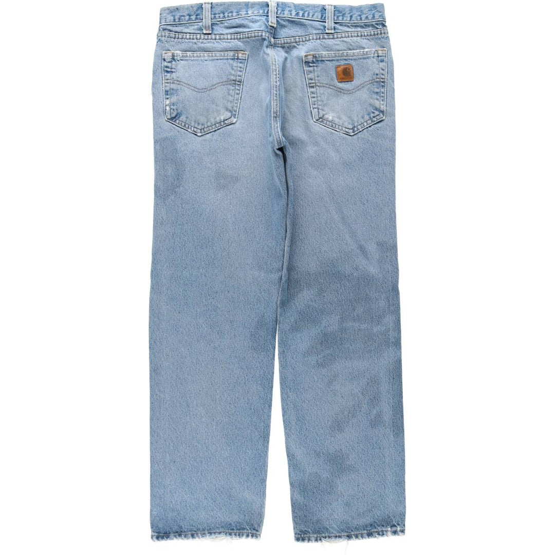 Carhartt Tapered Denim Pants for Men, W35 equivalent cotton blue type Vintage Second Hand