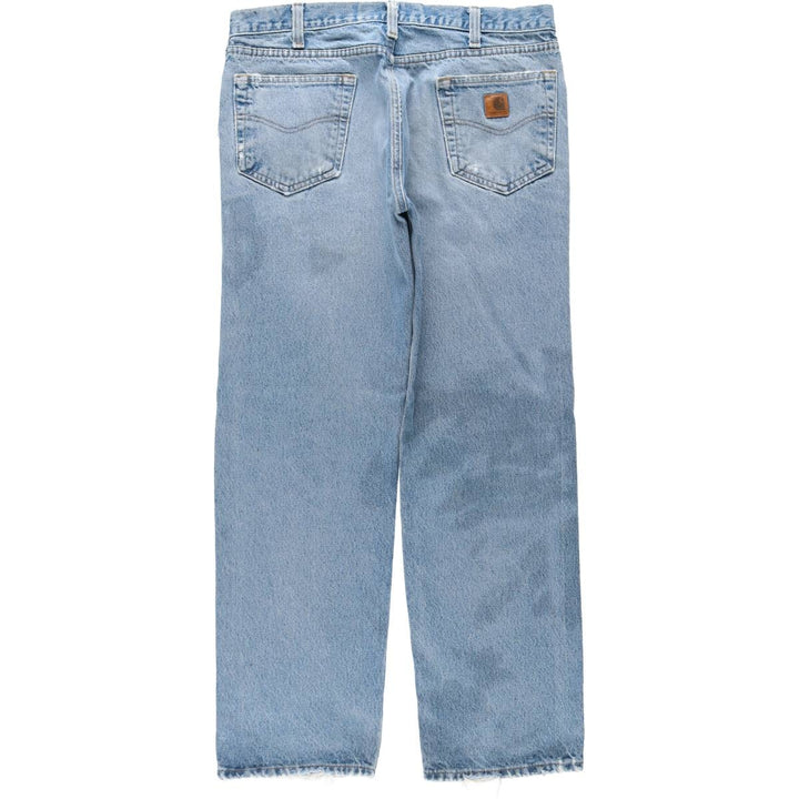 Carhartt Tapered Denim Pants for Men, W35 equivalent cotton blue type Vintage Second Hand