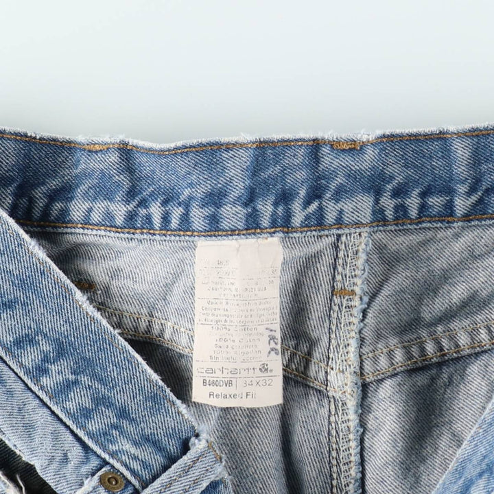 Carhartt Tapered Denim Pants for Men, W35 equivalent cotton blue type Vintage Second Hand