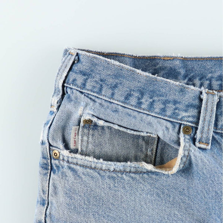 Carhartt Tapered Denim Pants for Men, W35 equivalent cotton blue type Vintage Second Hand