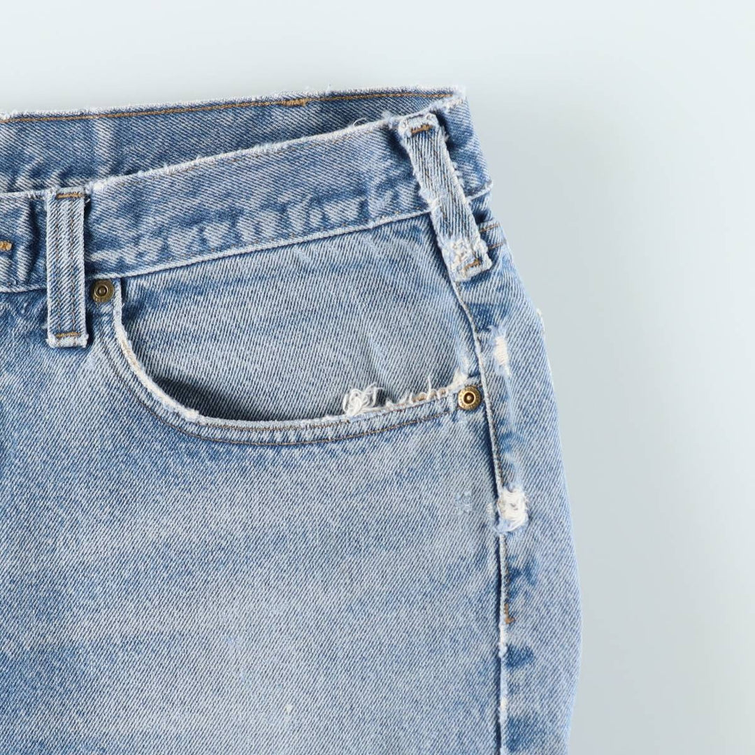 Carhartt Tapered Denim Pants for Men, W35 equivalent cotton blue type Vintage Second Hand