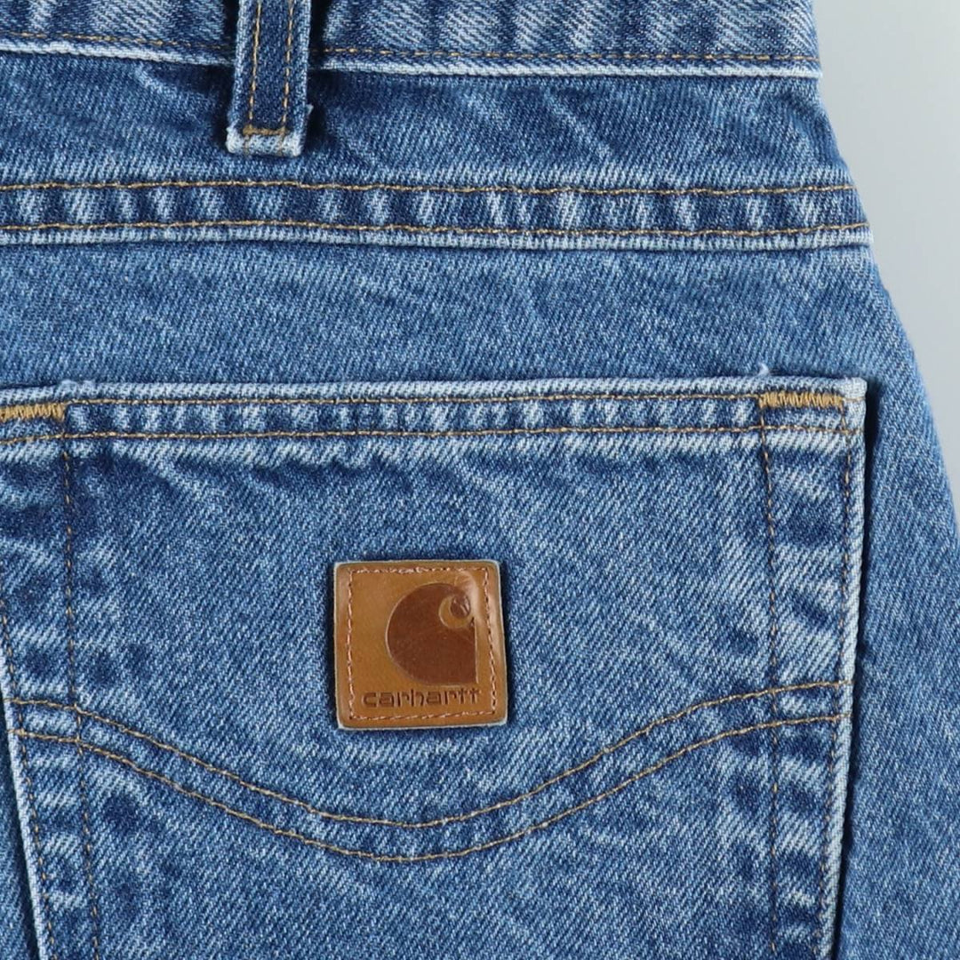 Carhartt Relaxed Fit Tapered Denim Pants for Men, W36 cotton blue type Vintage Second Hand