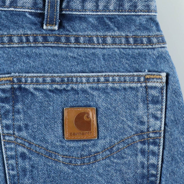 Carhartt Relaxed Fit Tapered Denim Pants for Men, W36 cotton blue type Vintage Second Hand