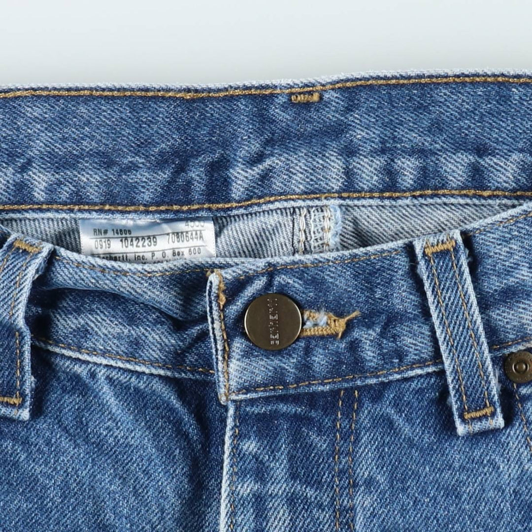 Carhartt Relaxed Fit Tapered Denim Pants for Men, W36 cotton blue type Vintage Second Hand