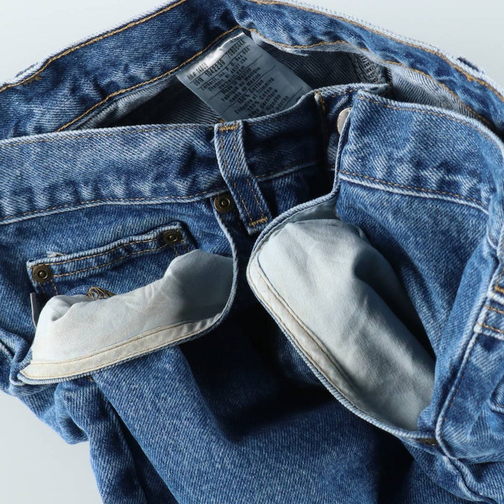 Carhartt Relaxed Fit Tapered Denim Pants for Men, W36 cotton blue type Vintage Second Hand