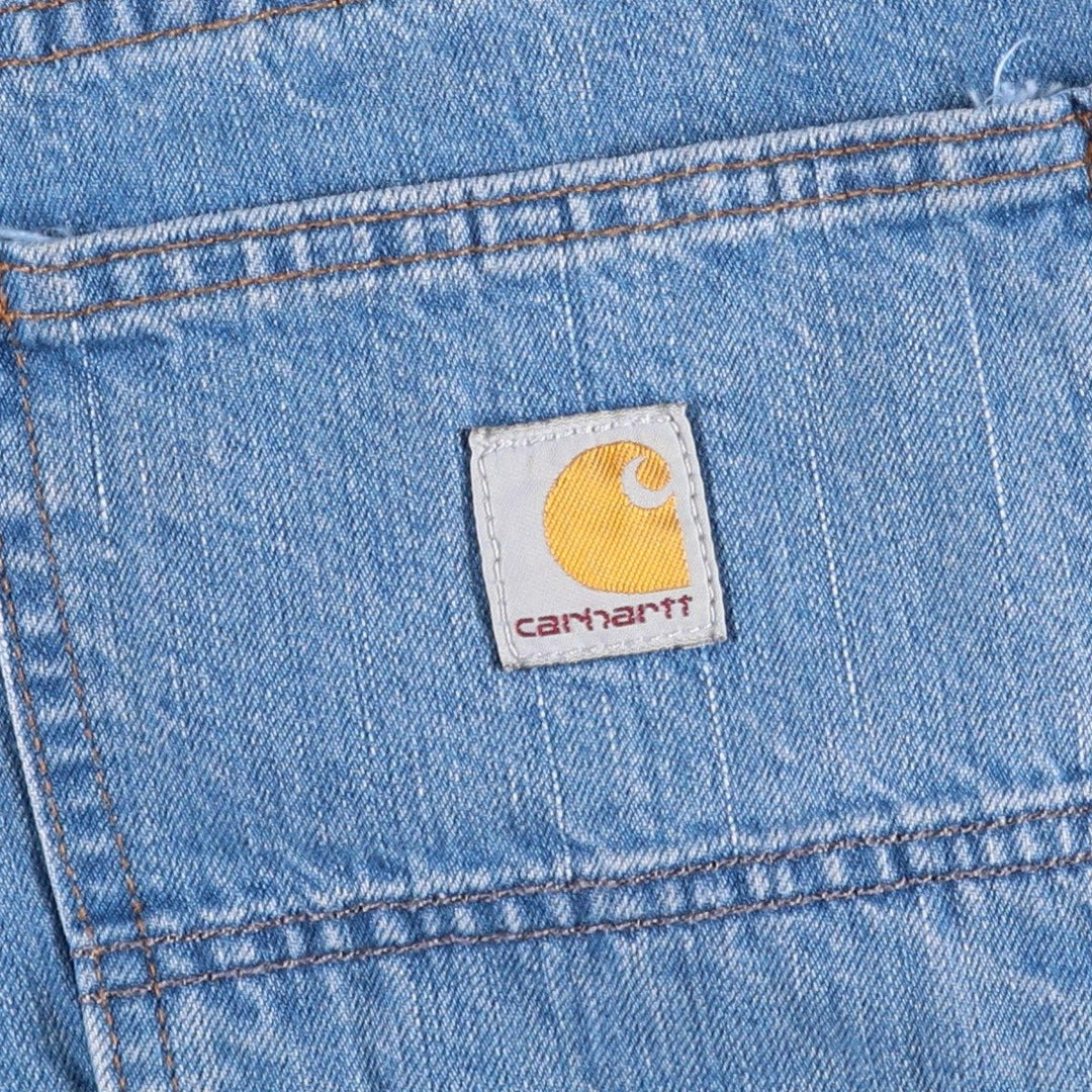 Carhartt Relaxed Fit Tapered Denim Pants for Men, W36 cotton blue type Vintage Second Hand
