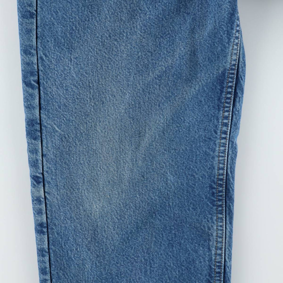 Carhartt Straight Denim Pants, Made in USA, Men's Size W34 (approx.) cotton blue type Vintage Second Hand