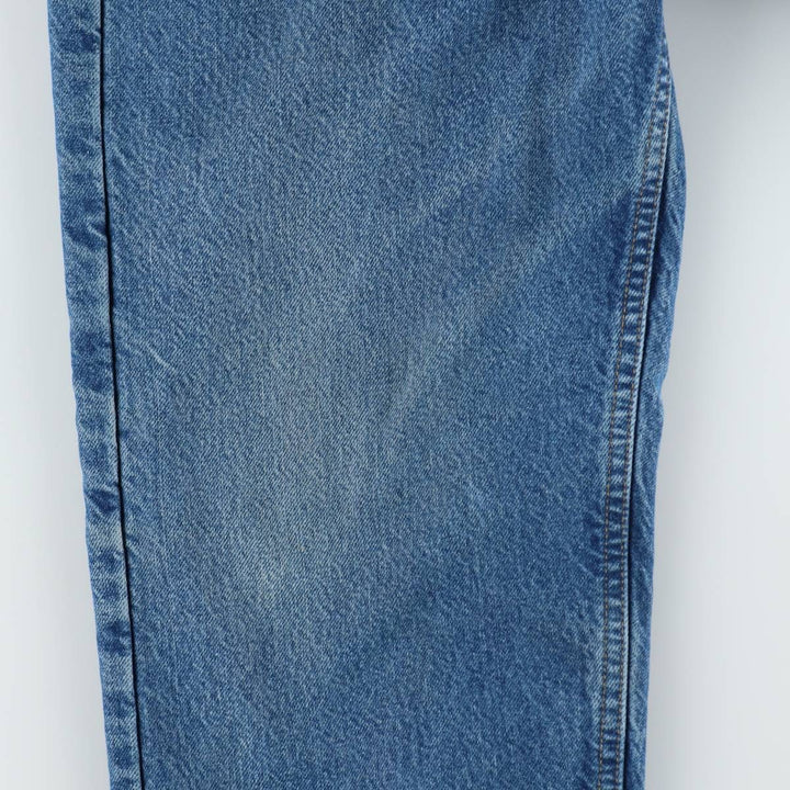 Carhartt Straight Denim Pants, Made in USA, Men's Size W34 (approx.) cotton blue type Vintage Second Hand